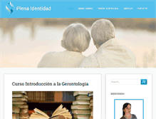 Tablet Screenshot of plenaidentidad.com